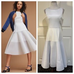 NWT! Black Halo Camille Midi Dress